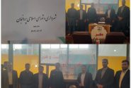 برگزاری میز خدمت با حضور شهردار و اعضای شورای اسلامی شهرپردنجان  در نماز جمعه   در مصلای نماز جمعه شهر فارسان  همزمان با هفته دفاع مقدس