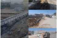 اجرای عملیات جوی و جدول‌گذاری خیابان فردوسی